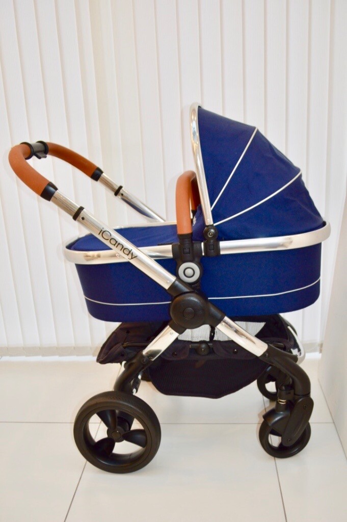 blue icandy pram